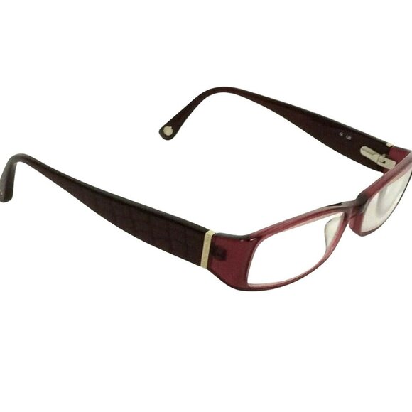 Michael Kors Burgundy Rectangle Eyeglasses Frames MK23 Acetate 51-18-135 Women - Picture 4 of 10